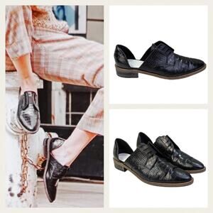 Freda Salvador Laceless D'Orsay Oxford GUC $395 Size 8.5   S3507